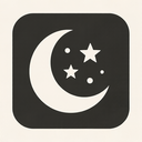 icon_food_moon_monochrome icon preview
