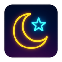 icon_food_moon_neon icon preview