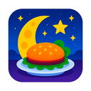 icon_food_moon_vibrant_colors icon preview