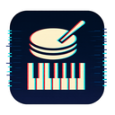 icon_food_piano_digital_glitch icon preview