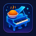 icon_food_piano_futuristic icon preview
