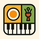 icon_food_piano_geometric icon preview