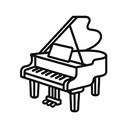 icon_food_piano_line_art icon preview