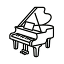 icon_food_piano_outline icon preview