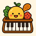 icon_food_piano_playful icon preview