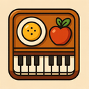 icon_food_piano_retro icon preview