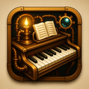 icon_food_piano_steampunk icon preview
