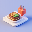 icon_food_plug_3d_isometric icon preview