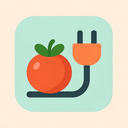 icon_food_plug_flat_pastel icon preview