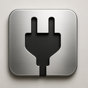 icon_food_plug_metallic icon preview