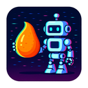 icon_food_robot_digital_glitch icon preview