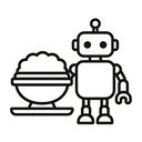 icon_food_robot_minimal_outline icon preview