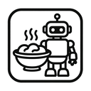 icon_food_robot_monochrome icon preview