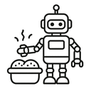 icon_food_robot_outline icon preview