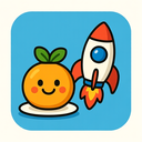 icon_food_rocket_cartoon icon preview