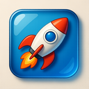 icon_food_rocket_glassy icon preview