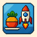 icon_food_rocket_pixel_art icon preview