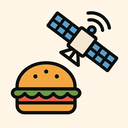 icon_food_satellite_geometric icon preview