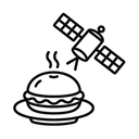 icon_food_satellite_line_art icon preview