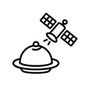 icon_food_satellite_minimal_outline icon preview