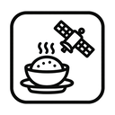 icon_food_satellite_monochrome icon preview