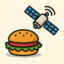 icon_food_satellite_vector icon preview