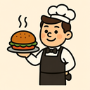 icon_food_server_cartoon icon preview