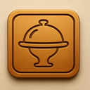 icon_food_server_embossed icon preview
