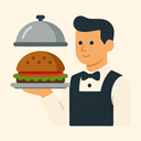 icon_food_server_flat_design icon preview