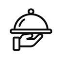 icon_food_server_monochrome icon preview