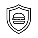 icon_food_shield_minimal_outline icon preview