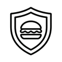 icon_food_shield_monochrome icon preview