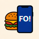 icon_food_smartphone_digital_glitch icon preview