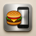icon_food_smartphone_metallic icon preview