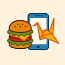 icon_food_smartphone_origami icon preview