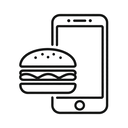 icon_food_smartphone_outline icon preview