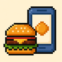 icon_food_smartphone_pixel_art icon preview