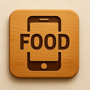 icon_food_smartphone_wooden icon preview