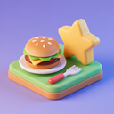icon_food_star_3d_isometric icon preview