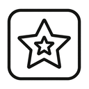 icon_food_star_monochrome icon preview