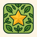 icon_food_star_organic_pattern icon preview