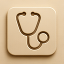 icon_food_stethoscope_embossed icon preview