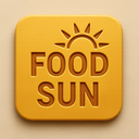 icon_food_sun_embossed icon preview