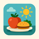 icon_food_sun_flat_design icon preview