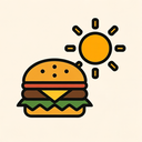 icon_food_sun_geometric icon preview