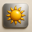 icon_food_sun_metallic icon preview