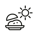 icon_food_sun_minimal_outline icon preview