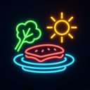 icon_food_sun_neon icon preview