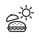 icon_food_sun_outline icon preview