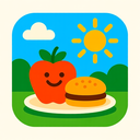 icon_food_sun_vibrant_colors icon preview